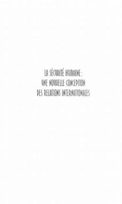 Securite humaine la (eBook, PDF) - Rioux Jean-Francois