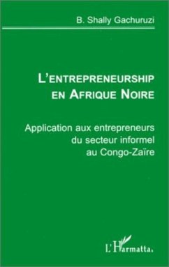 Cover L'ENTREPRENEURSHIP EN AFRIQUE NOIRE (eBook, PDF)