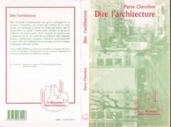 Dire l'architecture (eBook, PDF)