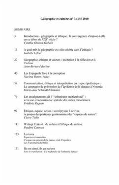 Geographie et ethique (eBook, PDF)