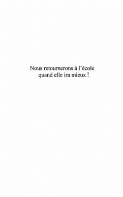 Nous retournerons a l'ecole quand elle i (eBook, PDF)