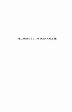 Pedagogie et psychanalyse (eBook, PDF)