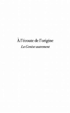 l'ecoute de l'origine (eBook, PDF)