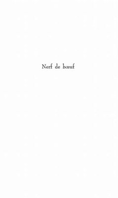 NERF DE B?'UF (eBook, PDF) NERF DE B?'UF (eBook, PDF)
