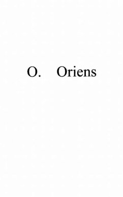 O oriens (eBook, PDF)