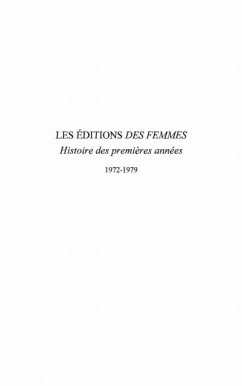 editions de femmes (eBook, PDF) - Pavard Bibia