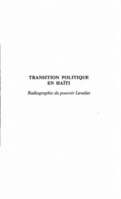 Cover TRANSITION POLITIQUE EN HA??TI (eBook, PDF)