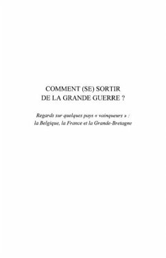 Comment (se) sortir de la Grande guerre ? (eBook, PDF)