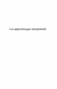 Cover Apprentissages interpretatifs - interpretation en action et (eBook, PDF)