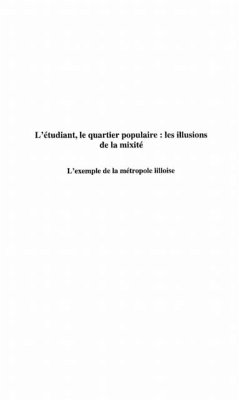 Etudiant et le quartier populaire (eBook, PDF)