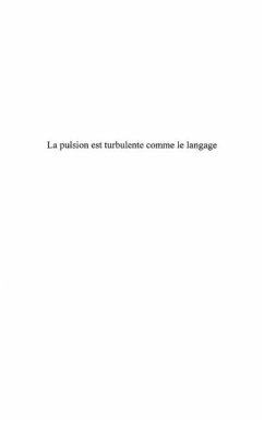 Cover Pulsion est turbulente comme le langage (eBook, PDF)