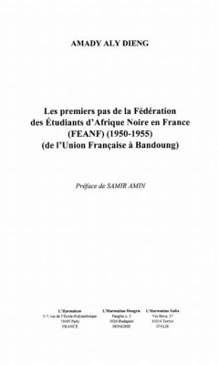 Premier pas de la federation des etudian (eBook, PDF)