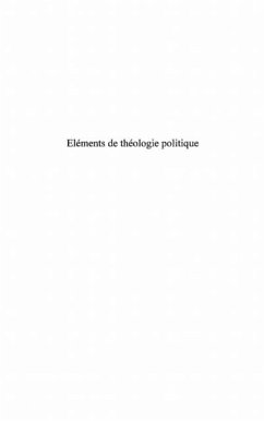Elements de theologie politique (eBook, PDF)