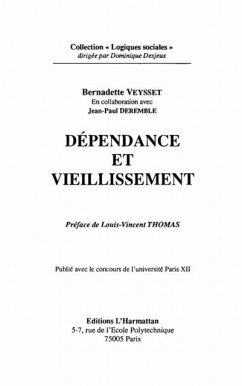 Dependance et vieillissement (eBook, PDF)