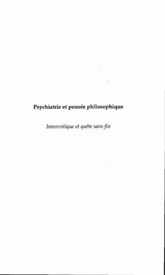 Cover Psychiatrie et Pensee Philosophique (eBook, PDF)