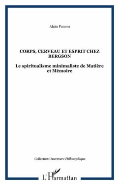 Cover Corps cerveau et esprit chezbergson (eBook, PDF)