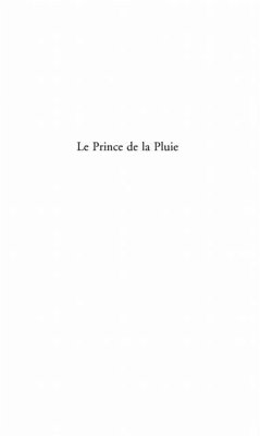 LE PRINCE DE LA PLUIE (eBook, PDF)
