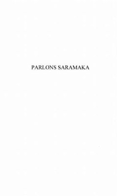 Parlons saramaka (eBook, PDF)
