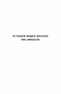 LE PARLER BASQUE SOULETIN DES ARBAILLES (eBook, PDF)