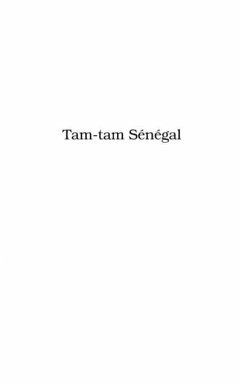 Cover Tam tam senegal (eBook, PDF)