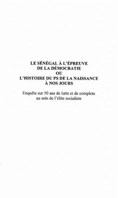 LE SENEGAL A L'EPREUVE DE LA DEMOCRATIE (eBook, PDF)