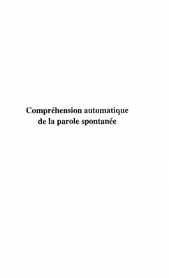 Comprehension automatique de la parole s (eBook, PDF)