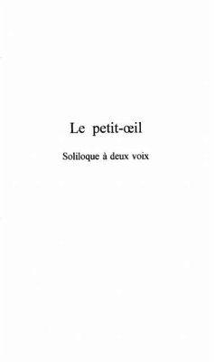 Cover LE PETIT ?'IL (eBook, PDF)