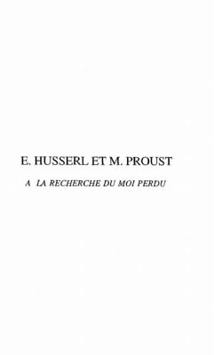 Husserl et M. Proust (eBook, PDF)