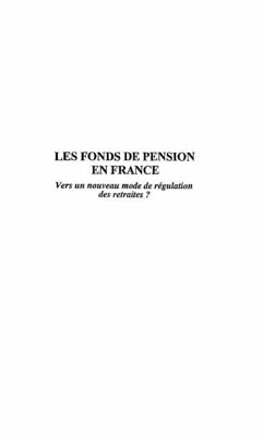 Fonds de pension en france (eBook, PDF)