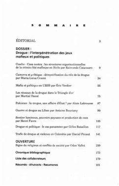 Cover Mafia, drogue et politique (eBook, PDF)