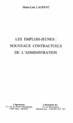 LES EMPLOIS-JEUNES : Nouveaux contractuels de l'administration (eBook, PDF)