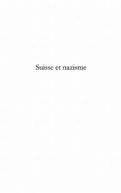 Suisse et nazisme (eBook, PDF) Suisse et nazisme (eBook, PDF)