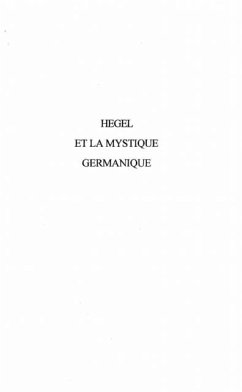 Hegel et la mystique germanique (eBook, PDF)