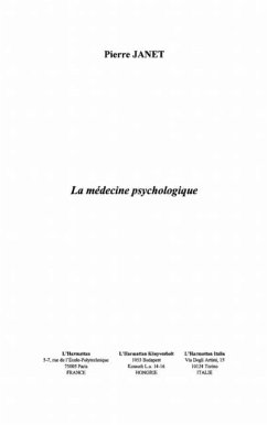 Cover La medecine psychologique (eBook, PDF)