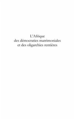 Cover L'afrique des democraties matrimoniales (eBook, PDF)