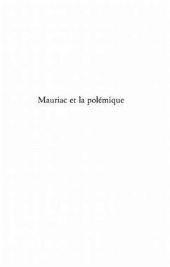 MAURIAC ET LA POLEMIQUE (eBook, PDF)