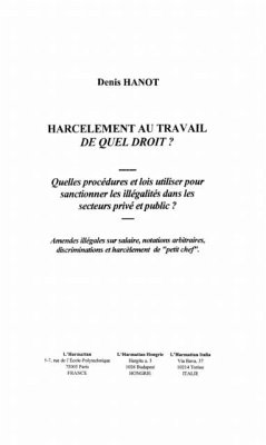 HARCELEMENT AU TRAVAIL DE QUELDROIT ? (eBook, PDF) Cover HARCELEMENT AU TRAVAIL DE QUELDROIT ? (eBook, PDF)