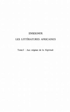 ENSEIGNER LES LITTERATURES AFRICAINES (eBook, PDF)