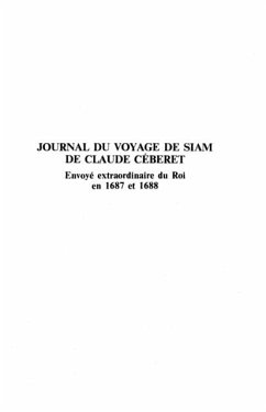 Etude historique et critique du journal du voyage de Siam de (eBook, PDF)