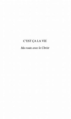 C'est ca la vie: ma route avec le chris (eBook, PDF) - Hauwaert Edith, van der