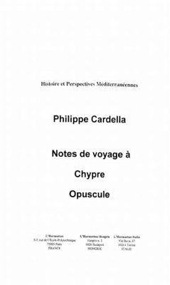 Notes de voyage a Chypre (eBook, PDF)