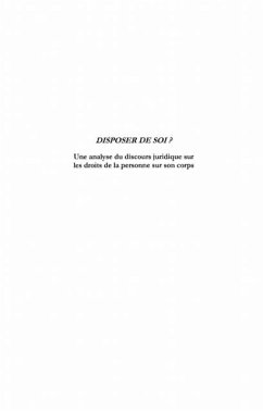 Disposer de soi (eBook, PDF) - Hennette-Vauchez Stephanie