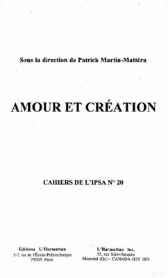 Amour et Creation (eBook, PDF)