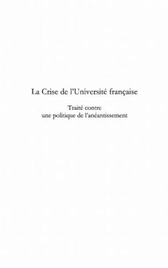 Cover Crise de l'universite francaise La (eBook, PDF)