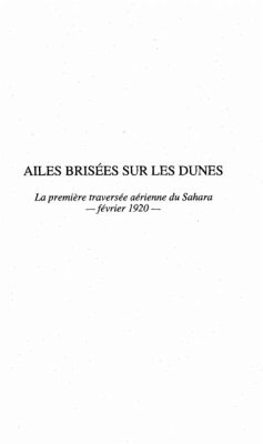 Cover Ailes brisees sur les dunes (eBook, PDF)