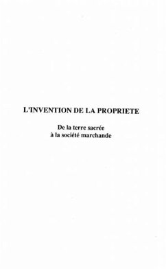L'invention de la propriete (eBook, PDF) L'invention de la propriete (eBook, PDF)