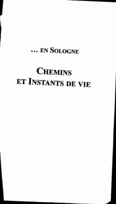 Cover En sologne chemins et instantsde vie (eBook, PDF)