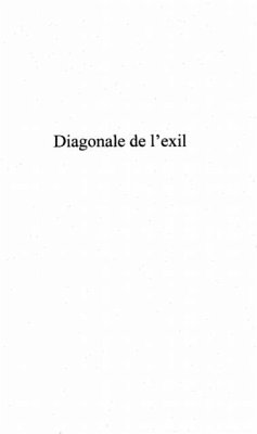 Cover Diagonale de l'exil (eBook, PDF)