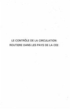 Le controle de la circulation routiere dans les pays de la CEE (eBook, PDF)