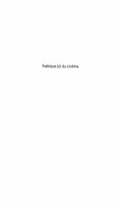 Cover Poetique(s) du cinema (eBook, PDF)